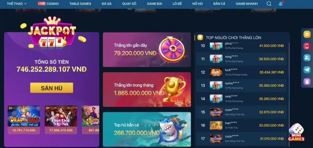Hình ảnh chính game Nổ Hũ cwin999 với biểu tượng jackpot lớn